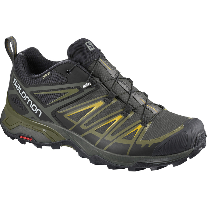 Salomon Israel X ULTRA 3 GTX® - Mens Hiking Shoes - Black (SCNB-28671)